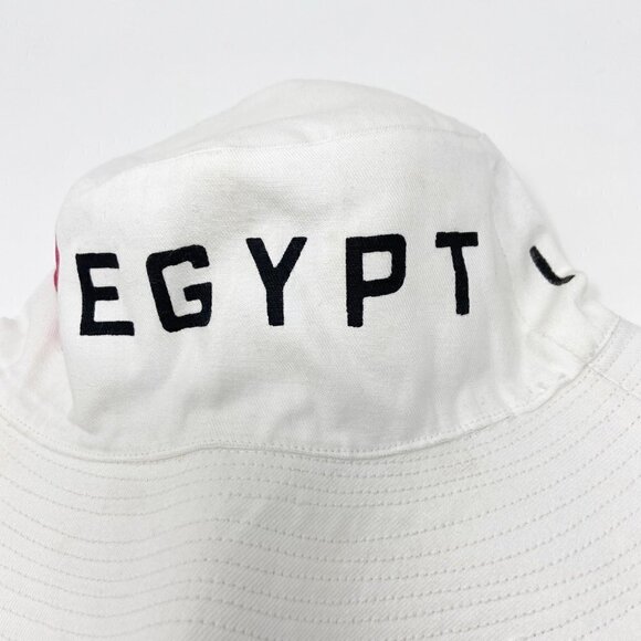 VINTAGE | I Heart Egypt White Bucket Hat - Picture 4 of 6